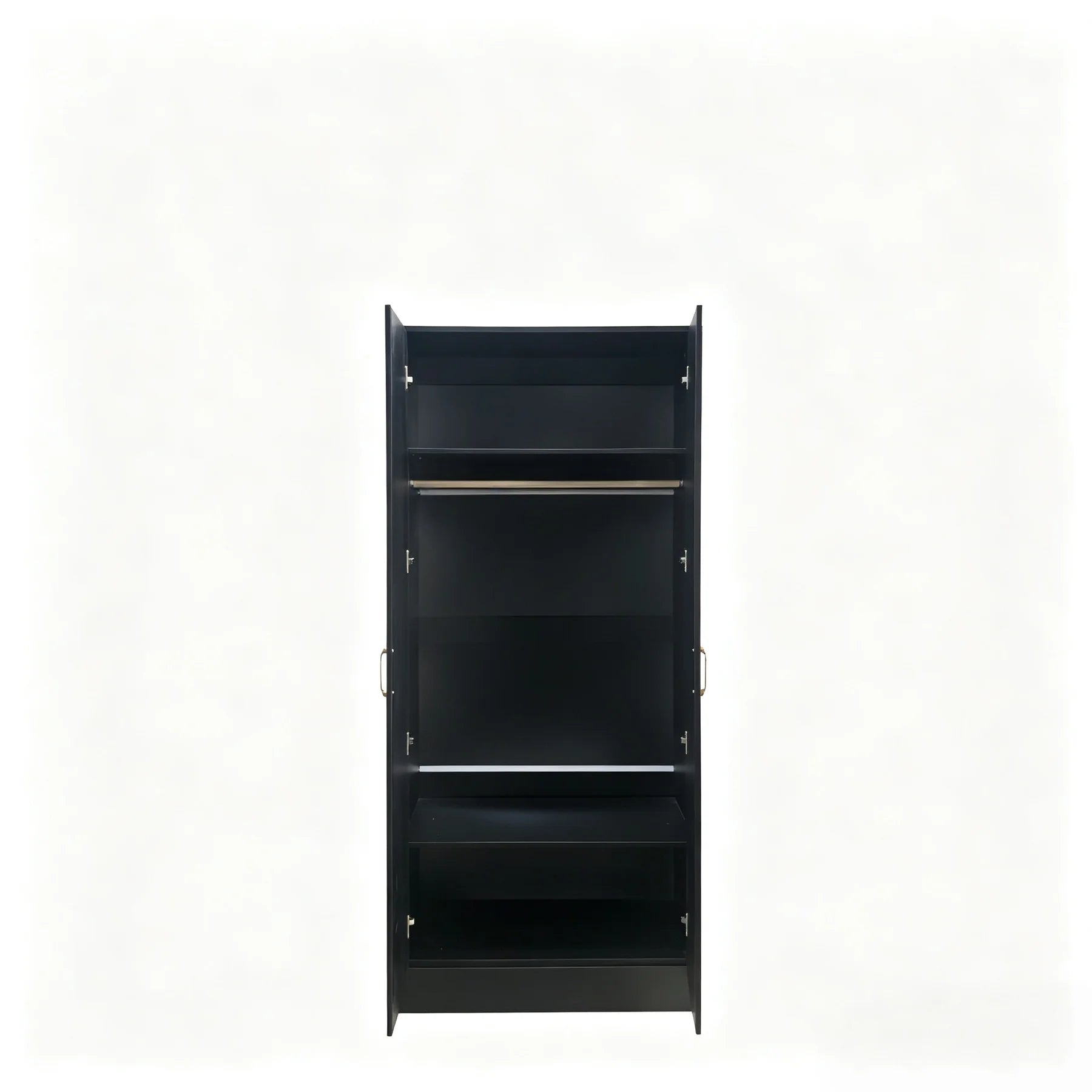 Fairmount 2 Door Wardrobe - Black - Finel Living