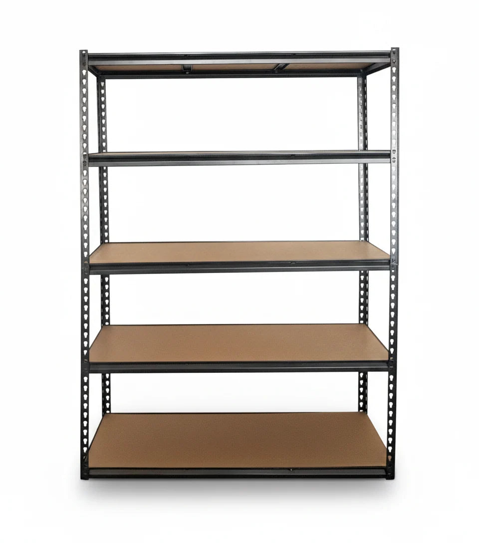 DuraSteel 5 Tier Shelf - 183 x 120 x 45cm - 275kg / layer - Matt Black