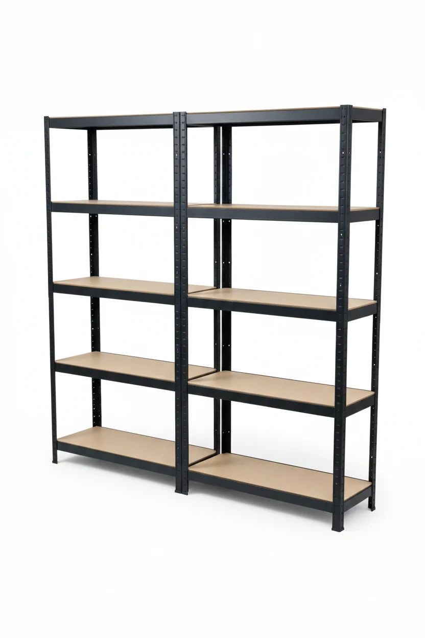 FINERY - 5 Layer Shelf Matt Black (PACK OF 2)