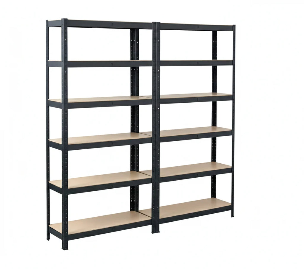 FINERY - 6 Layer Shelf Matt Black (PACK OF 2)