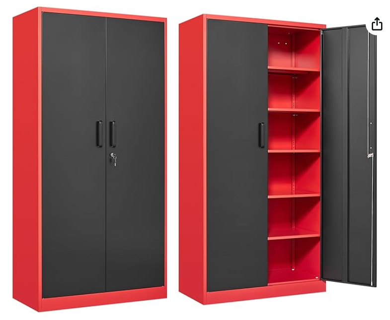 SpaceLock 5 Shelves Metal Cabinet
