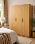 UrbanFit 3 Door Wardrobe - Wood - Fine Living