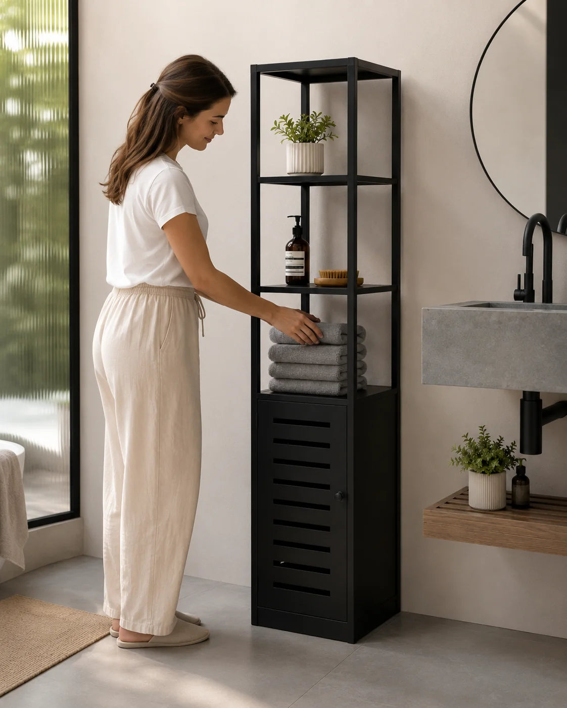 Capri Slim Storge Cabinet