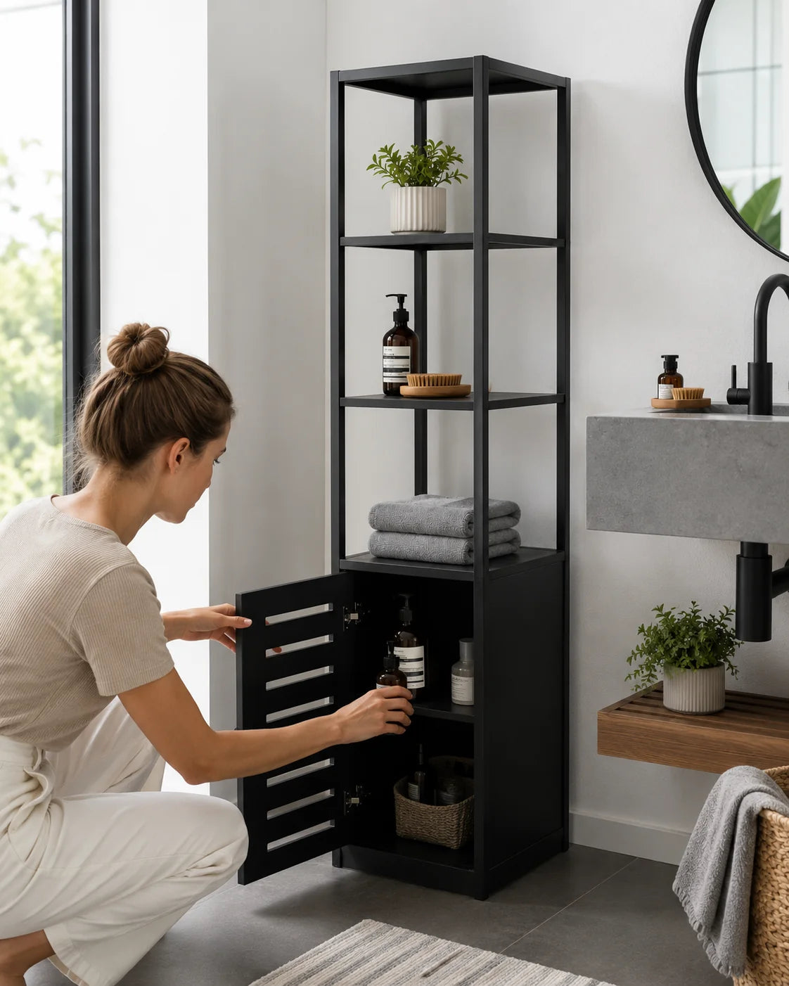 Capri Slim Storge Cabinet