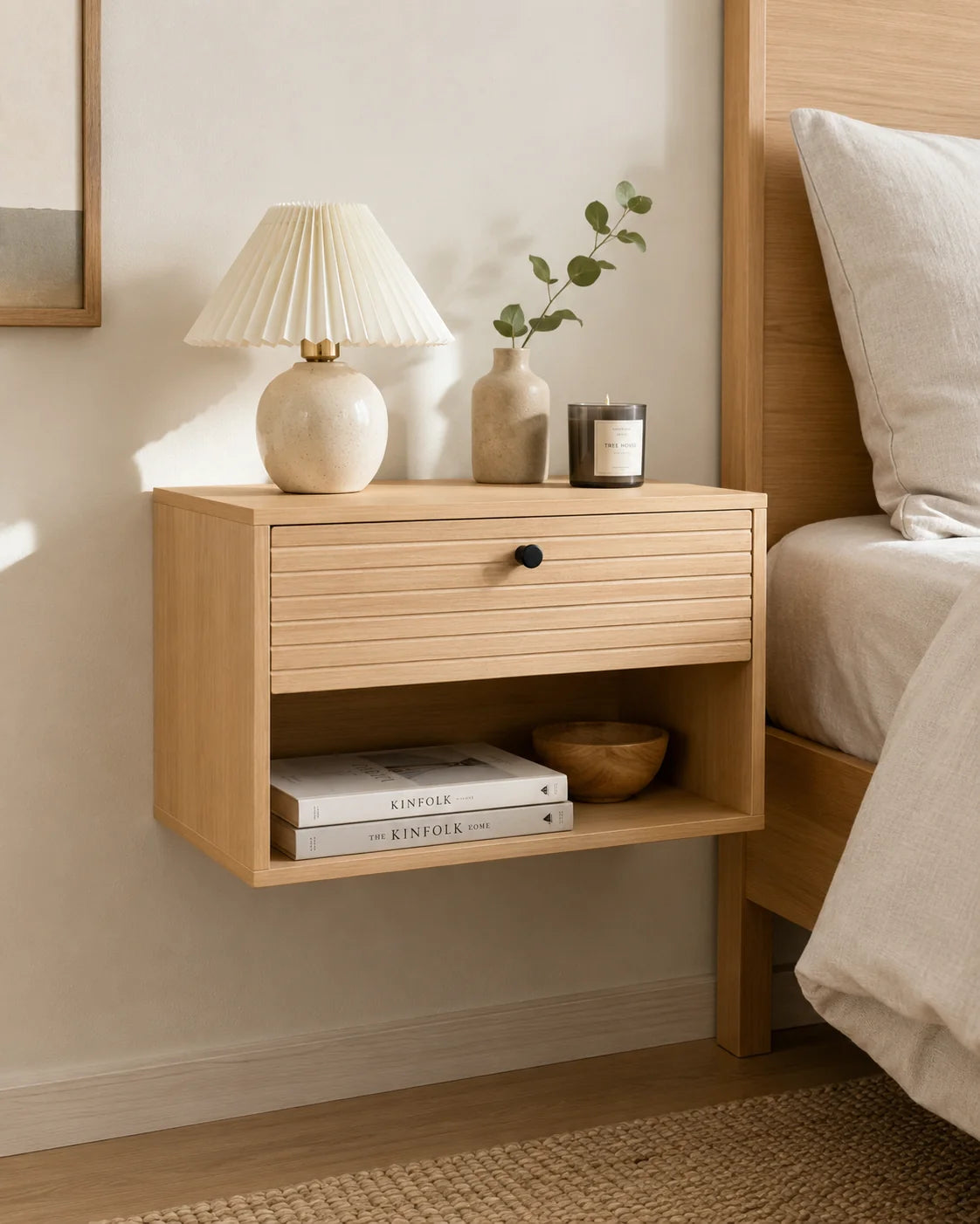 Austin Floating Side Pedestal Table