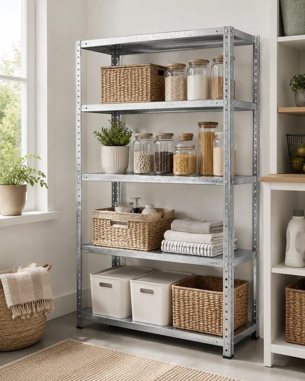 StackPro Galvanized 5 Layer Shelf - 150 X 75 X 30CM