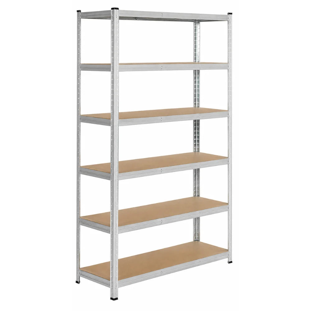 6 Tier Shelf - Galvanized Steel - 180 x 90 x 30 cm