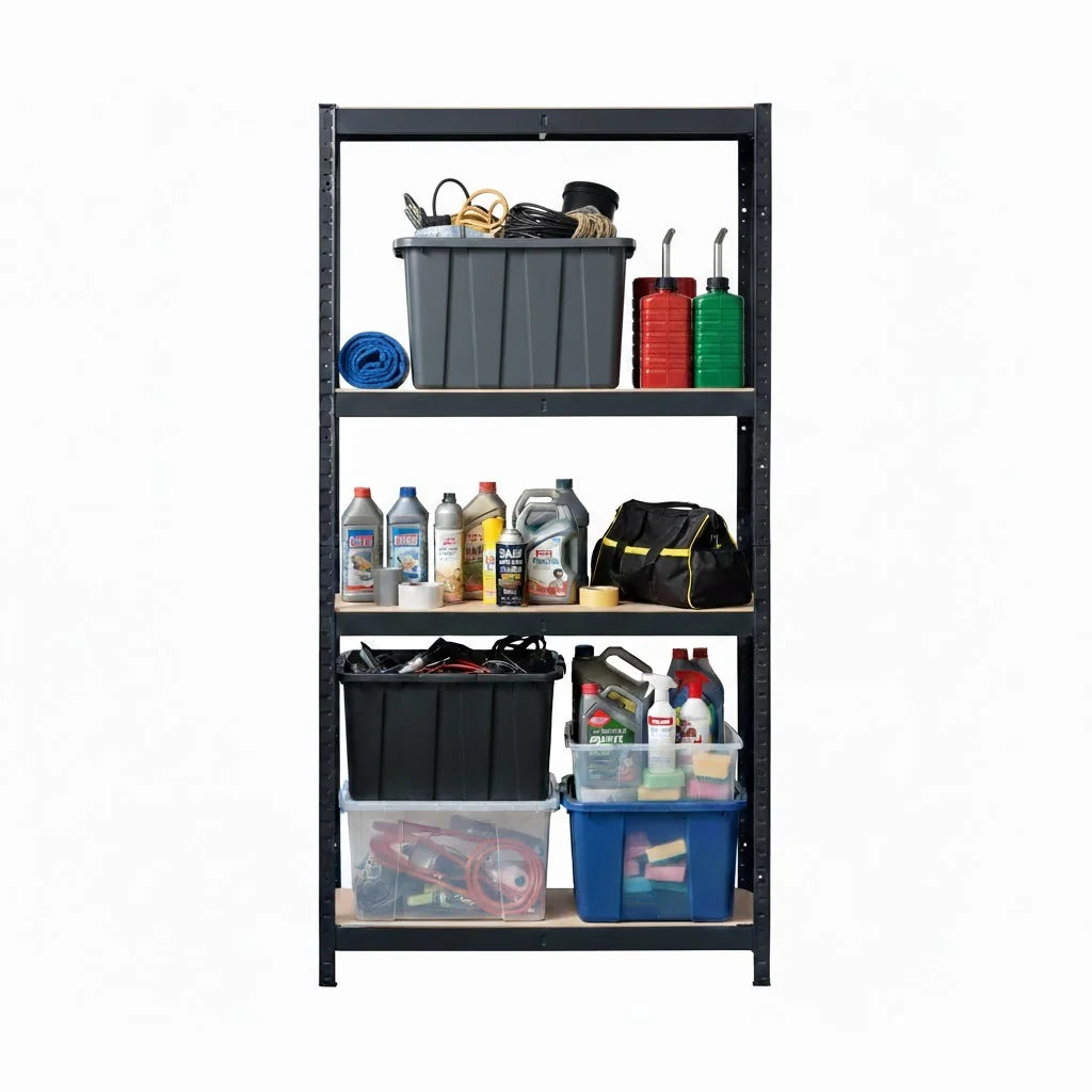 Fine Living - 4 Layer Shelf Matt Black