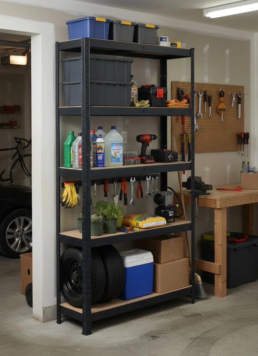 Fine Living - 5 Layer Shelf Matt Black