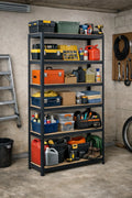 Fine Living - 6 Layer Shelf Matt Black