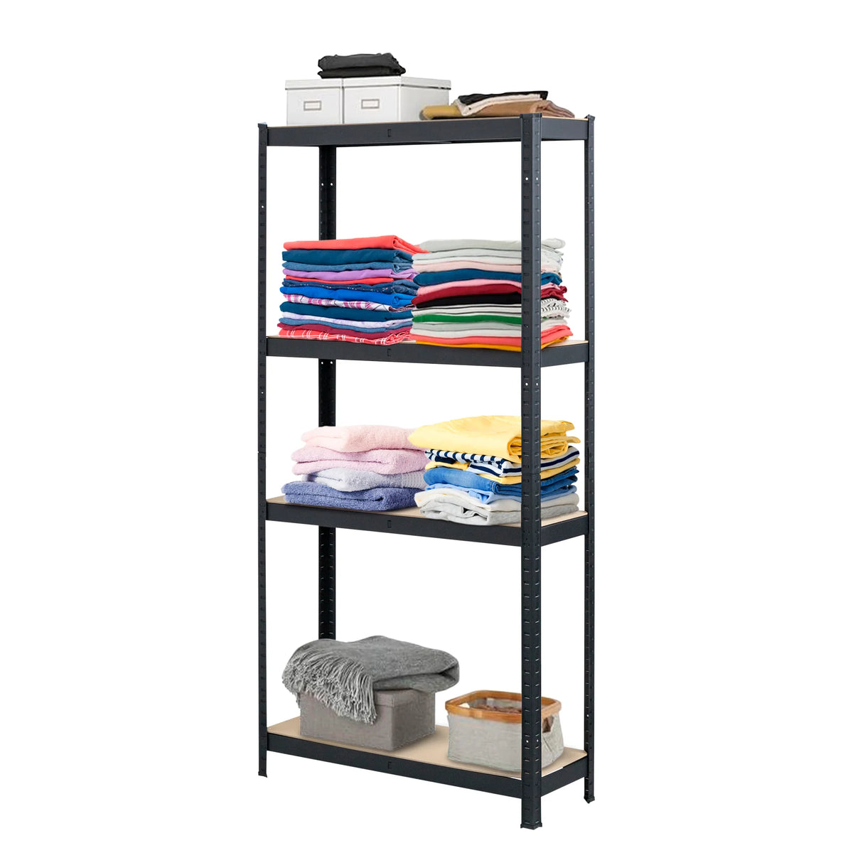 Fine Living - 4 Layer Shelf Matt Black